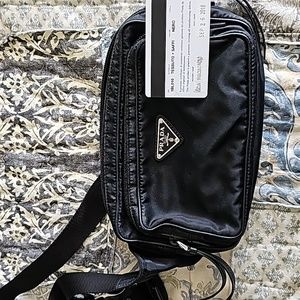 Black PRADA Belt Bag 😍
